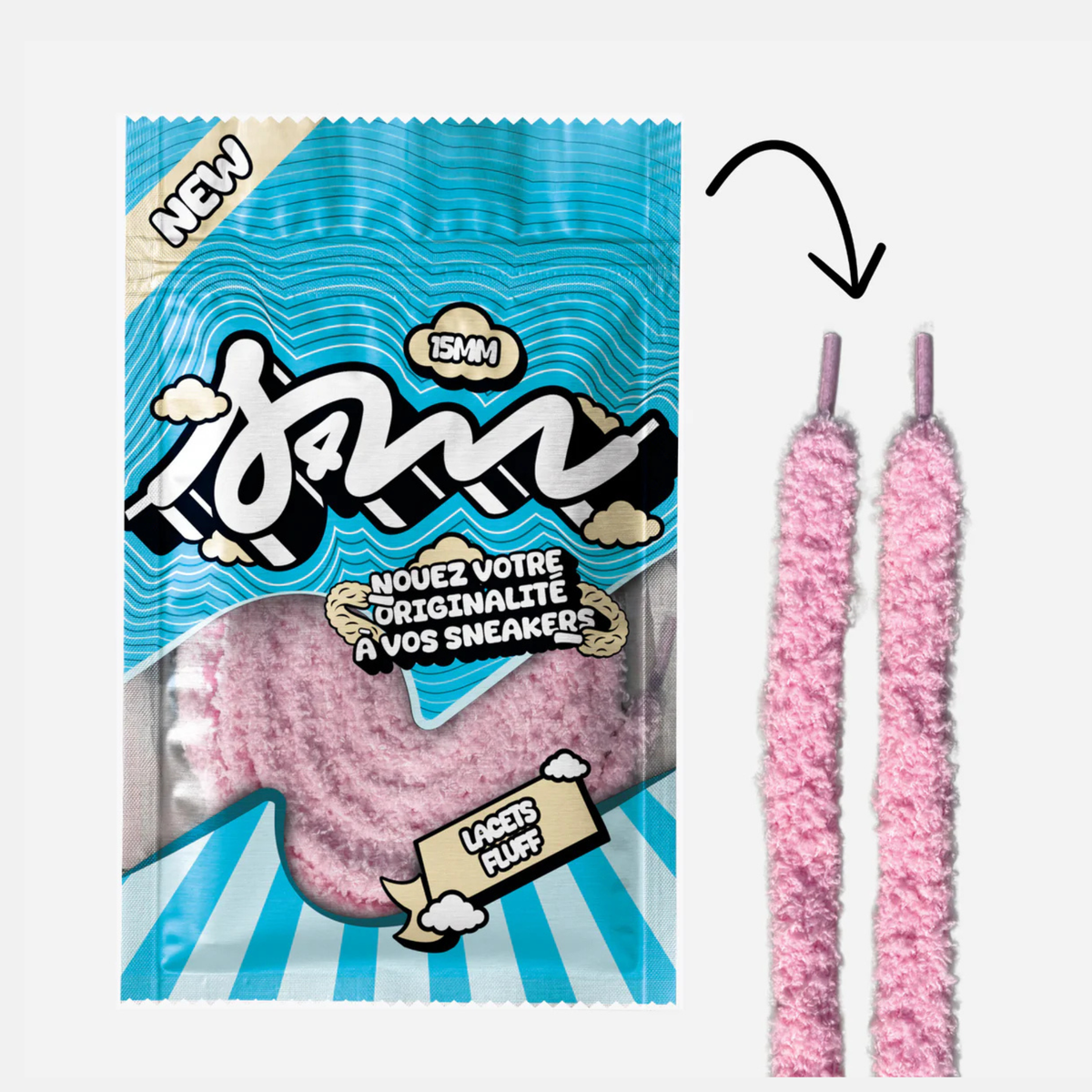 SELL4ME LACETS FLUFFY LARGES
