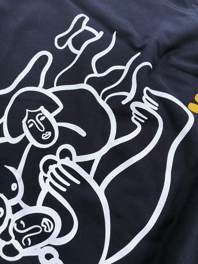 GOUACHE T SHIRT LA SIESTE