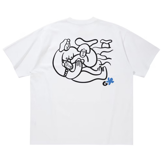 GOUACHE T SHIRT LA SIESTE