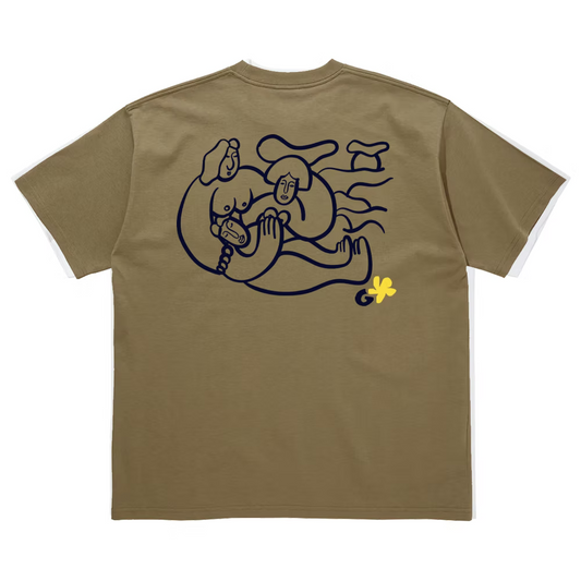 GOUACHE T SHIRT LA SIESTE
