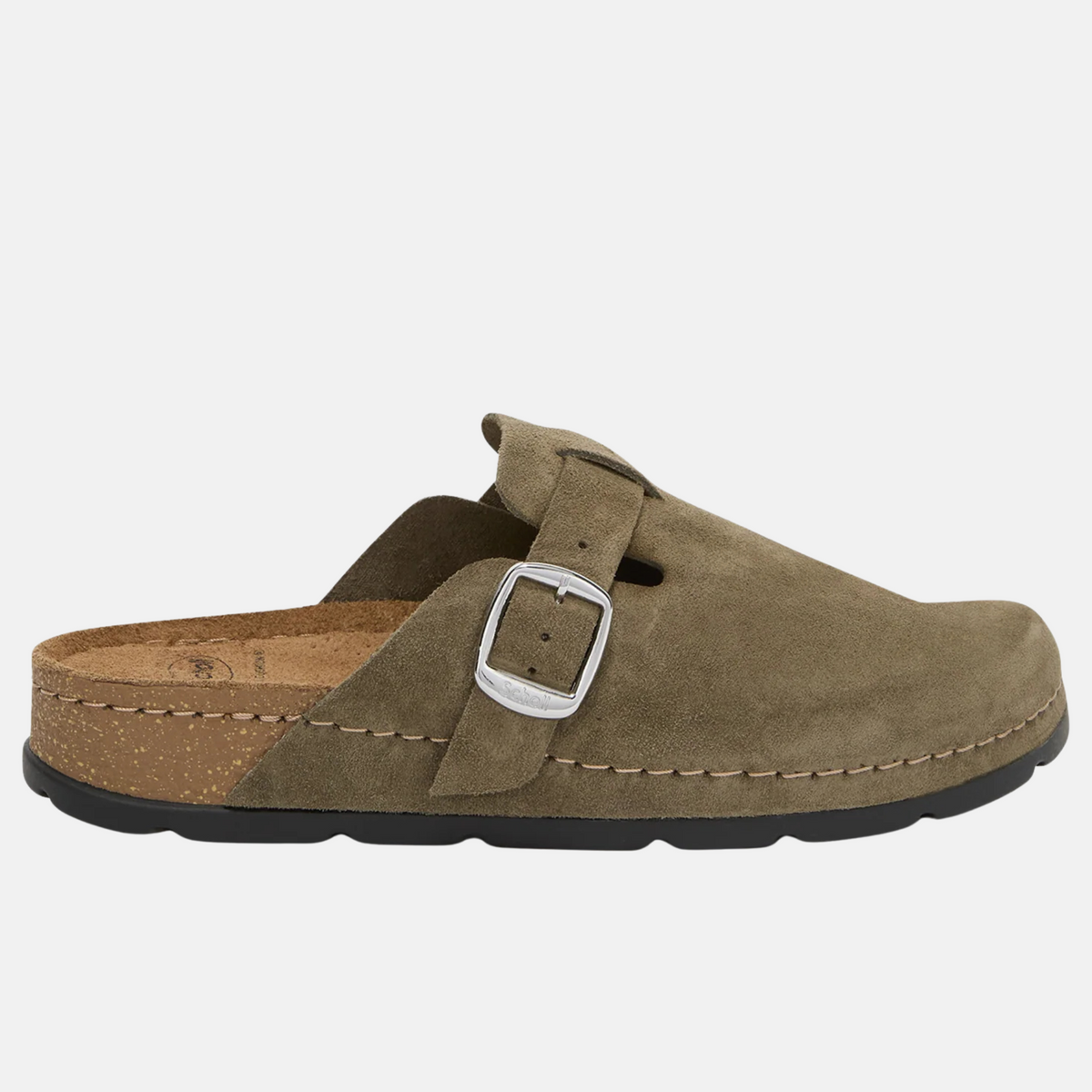 SCHOLL BORA CLOG SUEDE