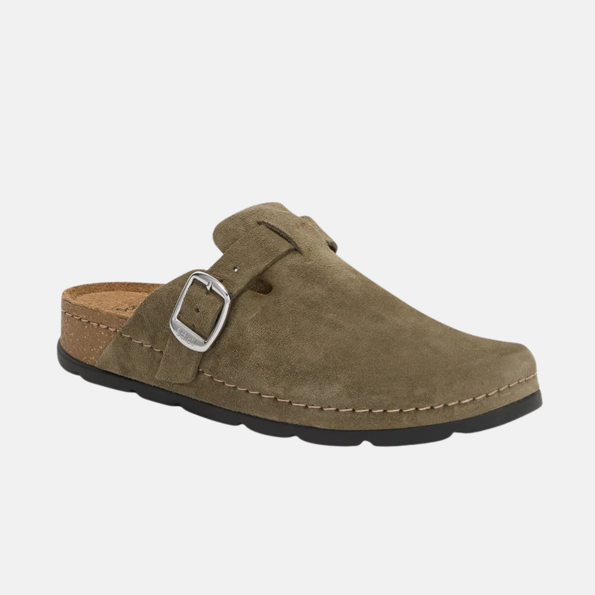 SCHOLL BORA CLOG SUEDE