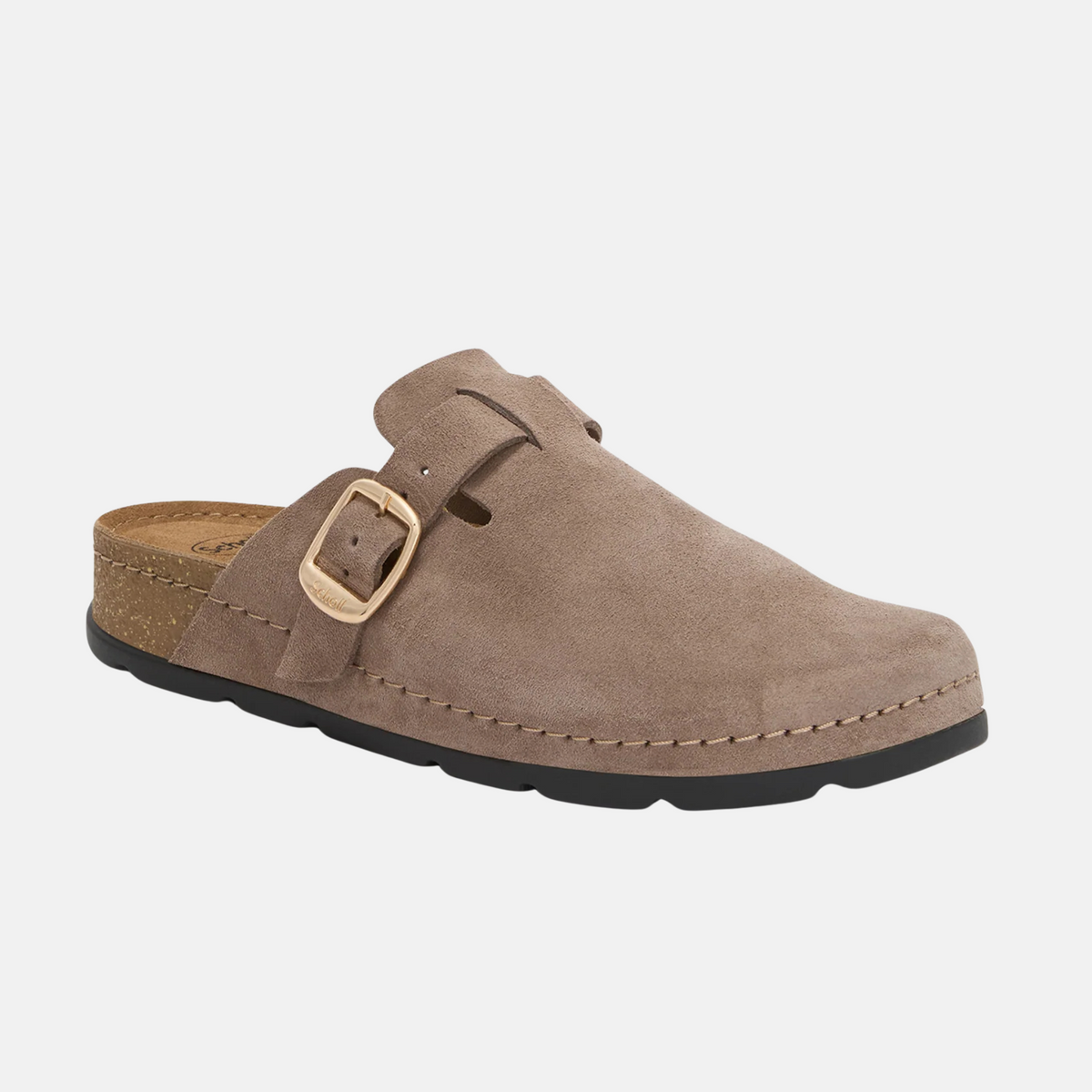 SCHOLL BORA CLOG SUEDE