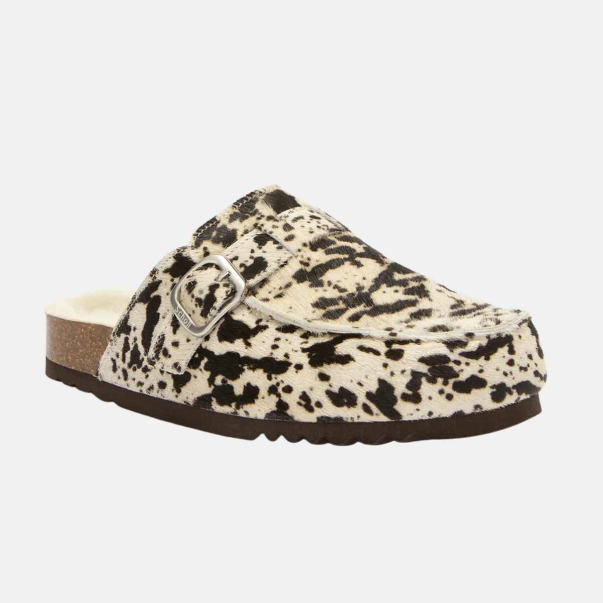 SCHOLL DAKOTA FUR COW HAIR LEATHER /SHEEPSKIN