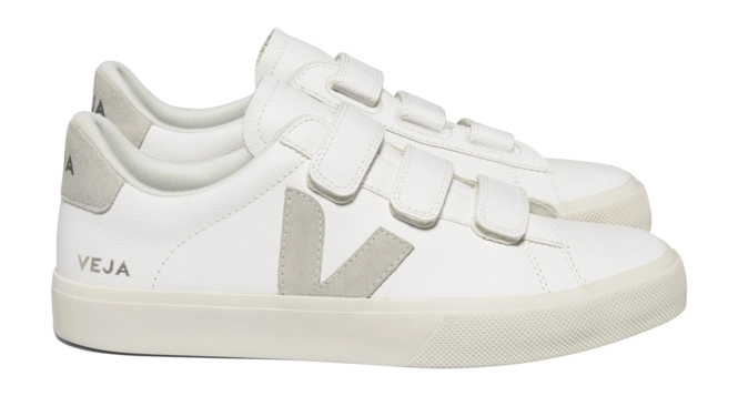VEJA RECIFE LOGO CHROMEFREE LEATHER